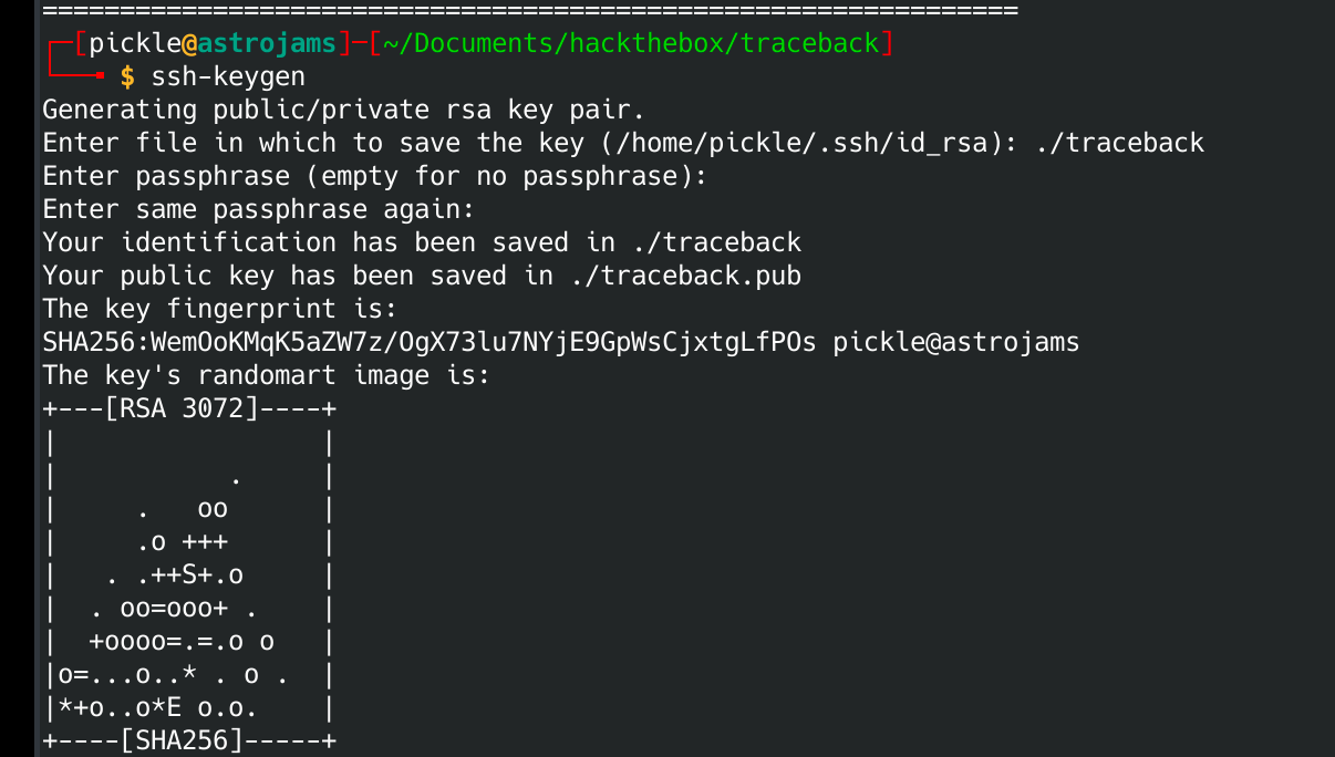 Hack The Box write up for Traceback